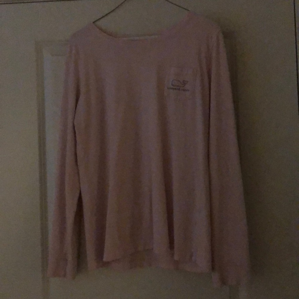 Pink Vineyard Vines shirt M